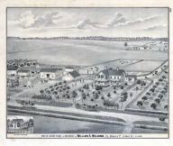 William A. Wilkins, Maple Grove Farm Residence, Dimmick, La Salle County, La Salle County 1876